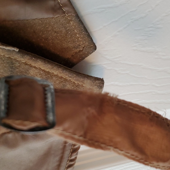 Vintage Cambridge Dry Goods Suede Leather Vest, Size L - Picture 3 of 10